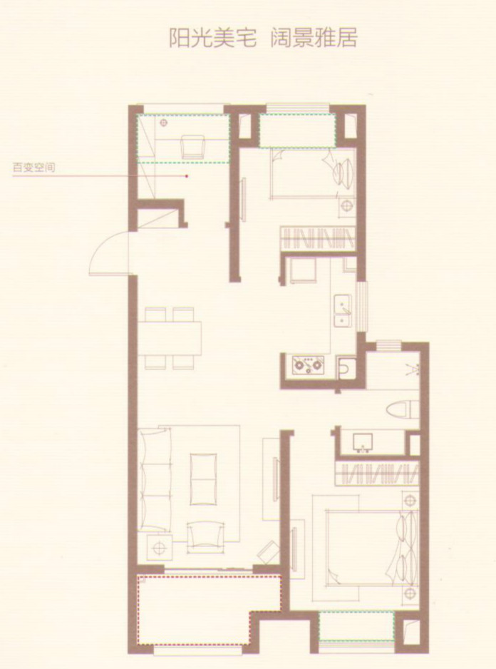 點(diǎn)擊圖片放大 戶型圖89㎡